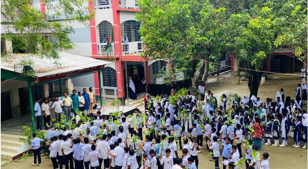 Nationwide Tree Plantation programme by Bashundhara Tissue celebrating 25 years through free sapling distribution across Bangladesh
